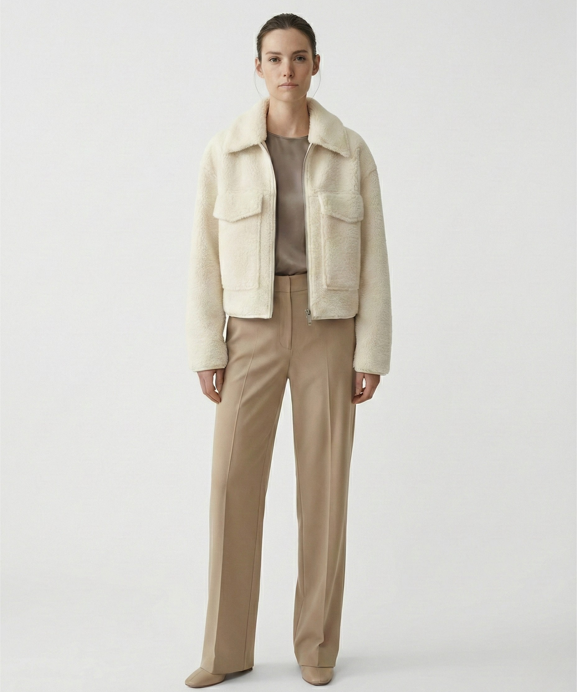 Chaqueta "Cloud Sherpa" – Textura de Borreguillo