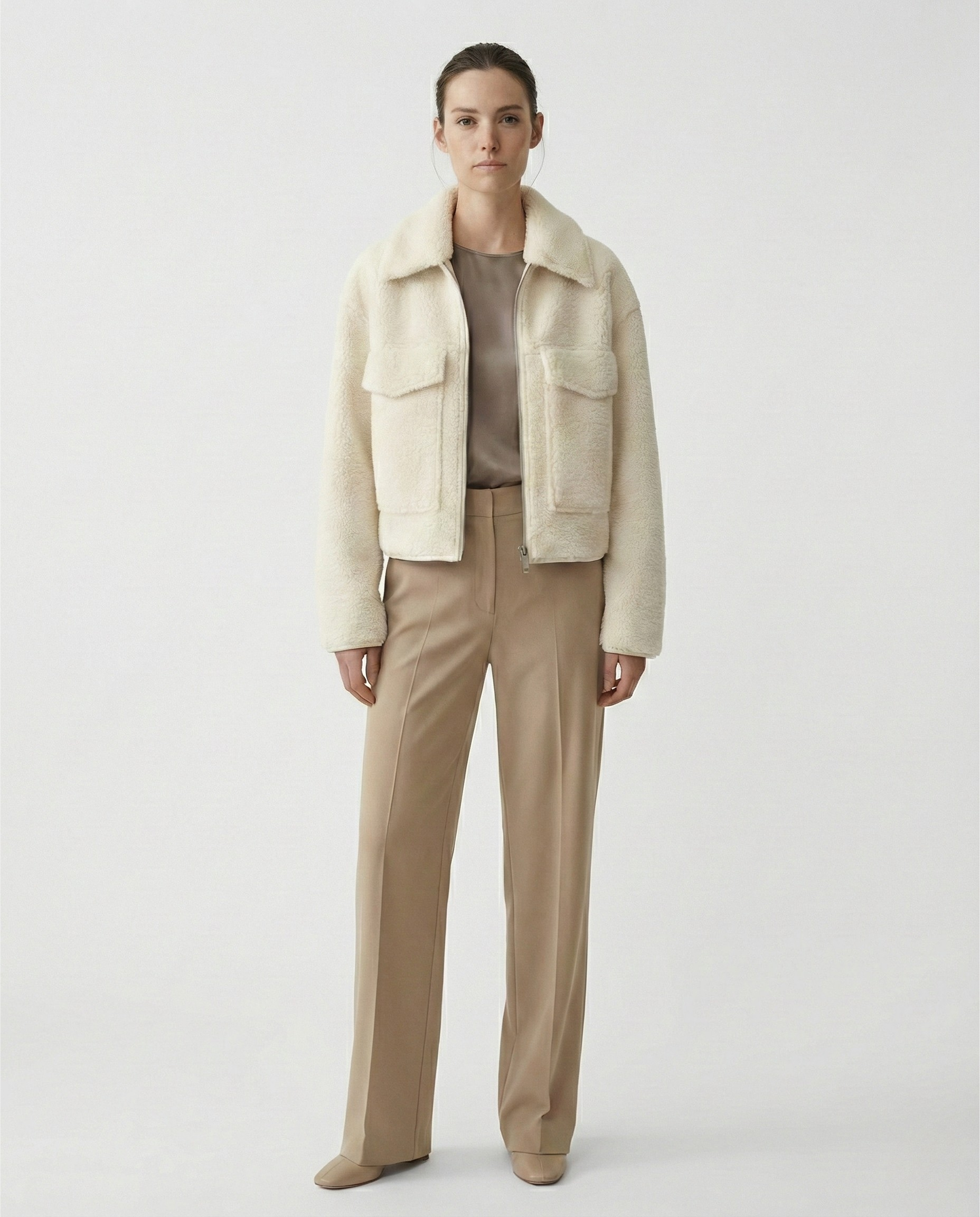 Chaqueta "Cloud Sherpa" – Textura de Borreguillo