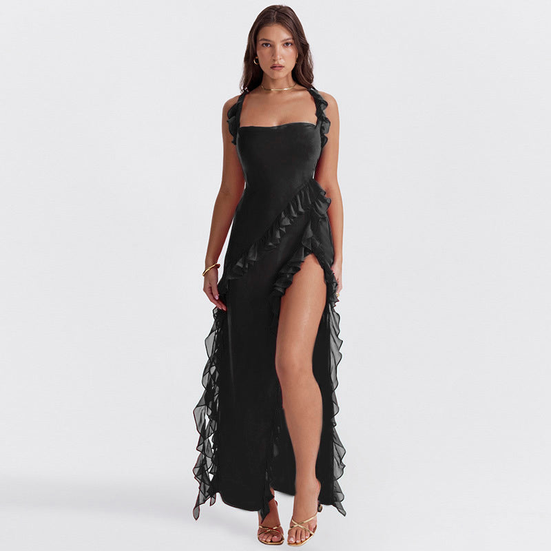 Luz | Vestido deslumbrante con volantes 