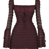 Selena | Vestido color espresso