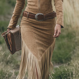 Valencia | Vestido Ante con vellones