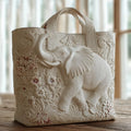 Borsa™ Artigianale con Elefanti