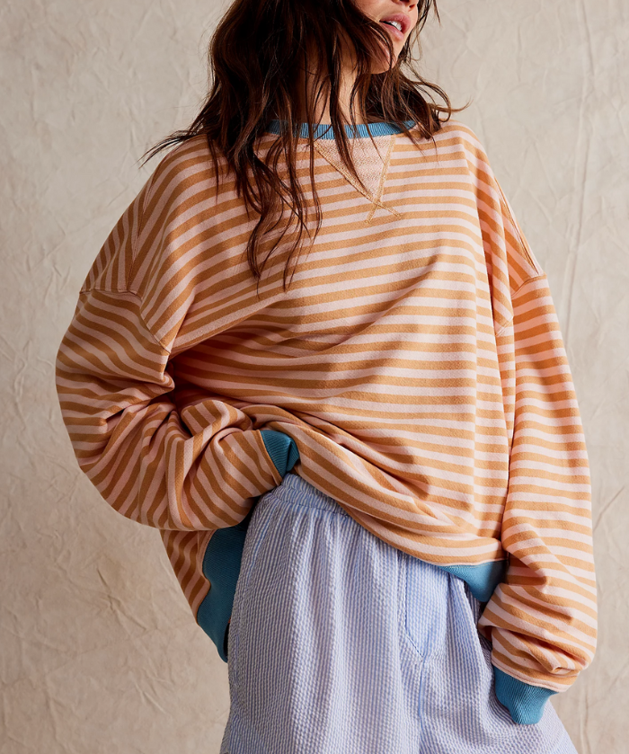 Dora | Suéter oversize de rayas con carácter