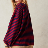 Dora | Suéter oversize de rayas con carácter