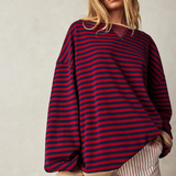 Dora | Suéter oversize de rayas con carácter