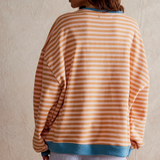 Dora | Suéter oversize de rayas con carácter