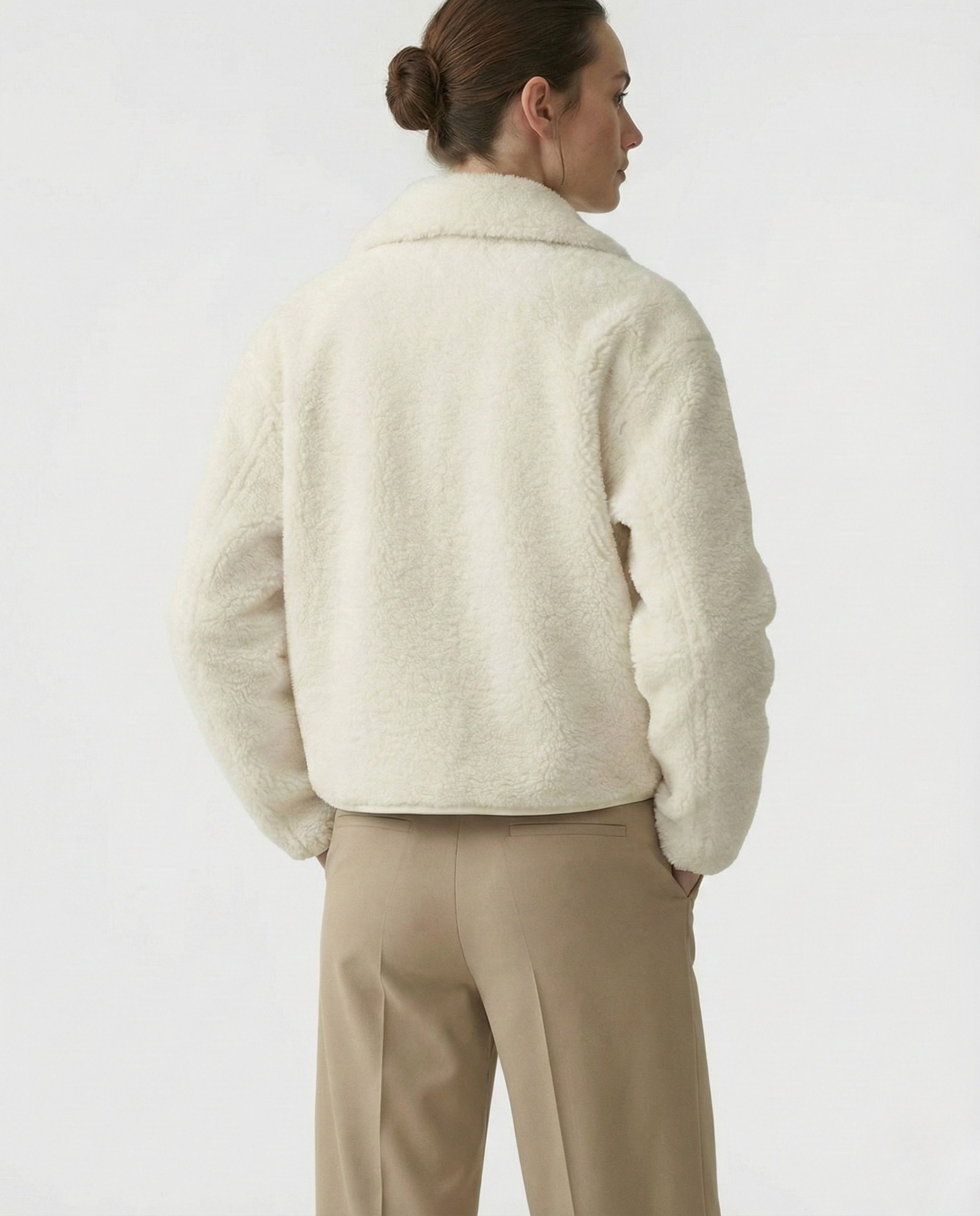 Chaqueta "Cloud Sherpa" – Textura de Borreguillo