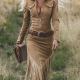 Valencia · Vestido Ante con vellones