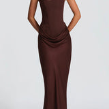 Eleanor | Vestido largo con escote cuadrado