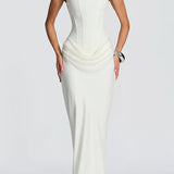 Eleanor | Vestido largo con escote cuadrado