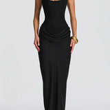 Eleanor | Vestido largo con escote cuadrado