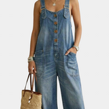 Pilar Peto Vintage Azul Tirantes Ajustables