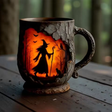 Taza artística 3D "Halloween - Bruja"