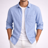 LORENZO | CAMISA DE ALGODÓN Y LINO