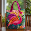 Borsa™ a Spalla Imbottita con Fenicottero
