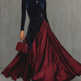 Lira ❘ Vestido suelto bicolor