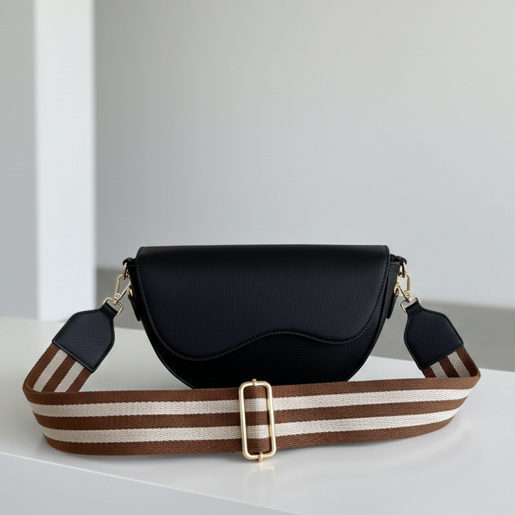 Bolso "Saddle" en Cuero – Elegancia Contemporánea