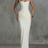 Eleanor | Vestido largo con escote cuadrado