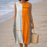 Maya | Vestido Midi a Rayas