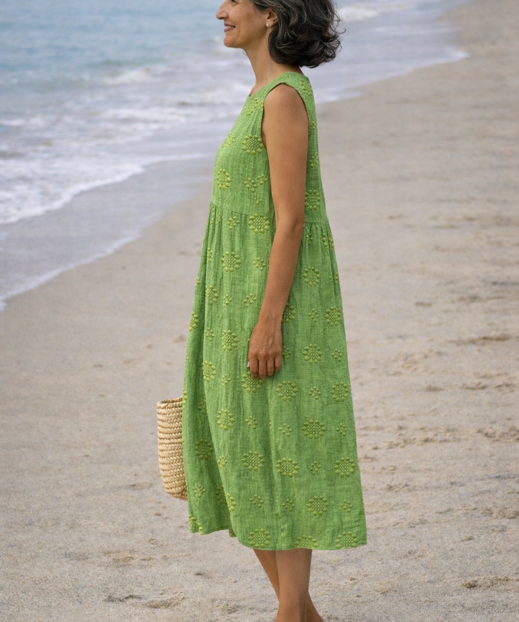 Sara | Vestido midi estampado