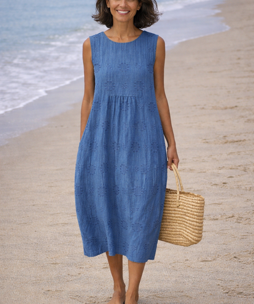 Sara | Vestido midi estampado