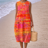 Flora | Vestido Midi Atardecer