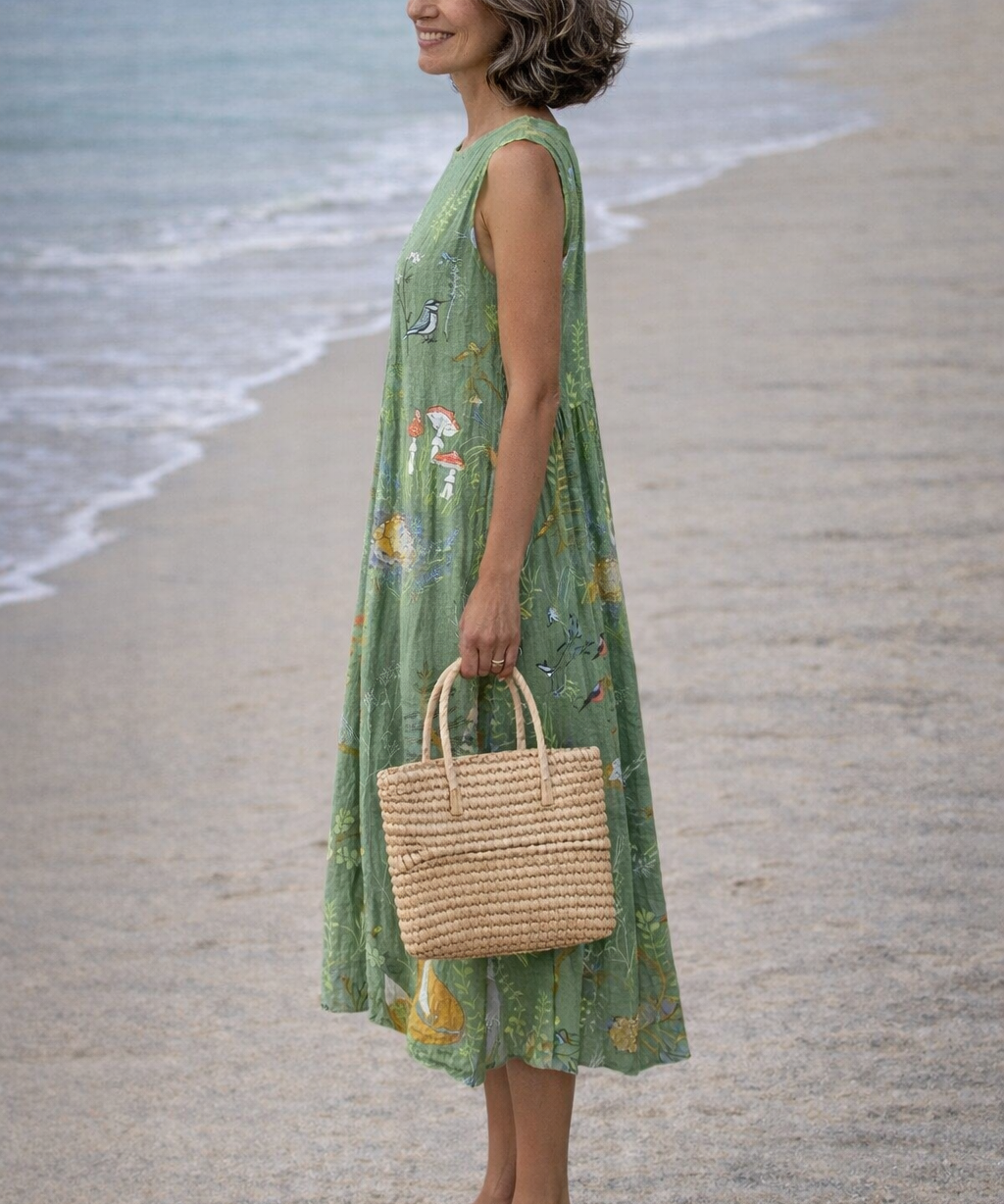 Esperanza | Vestido midi estilo woodland