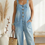 Pilar Peto Vintage Azul Tirantes Ajustables