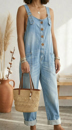 Pilar Peto Vintage Azul Tirantes Ajustables