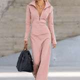 Gaia | Vestido deportivo con cremallera y caderas en V 