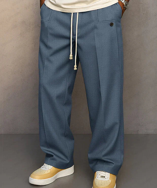 DARIO | PANTALÓN ELEGANTE CON CORDÓN AJUSTABLE