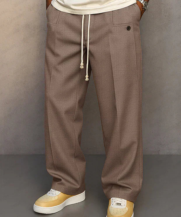 DARIO | PANTALÓN ELEGANTE CON CORDÓN AJUSTABLE