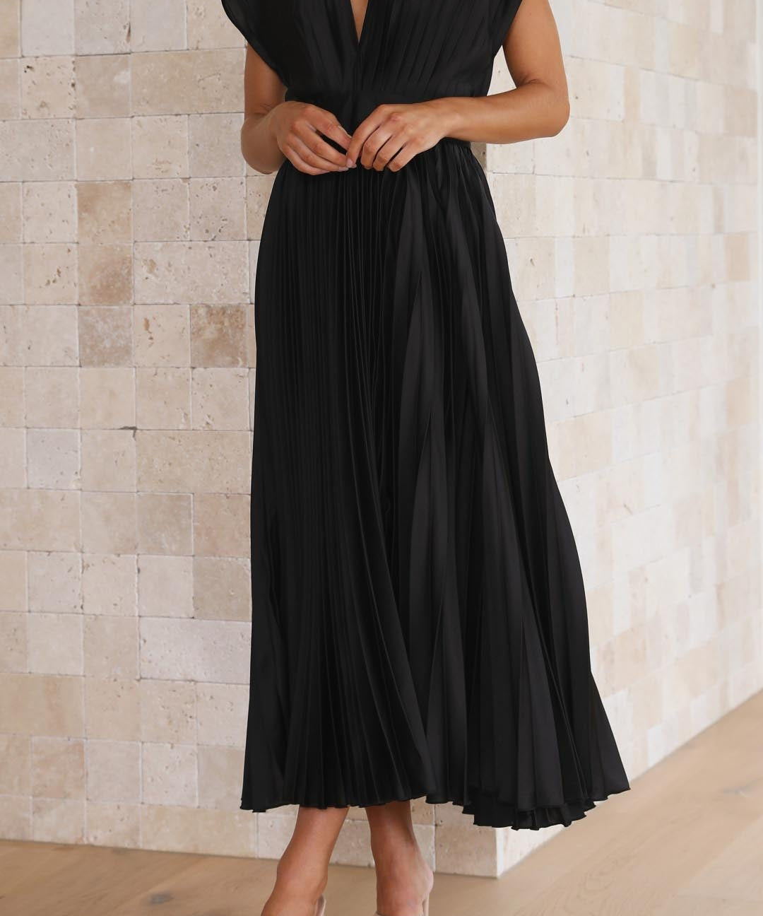 Violeta | Elegante vestido plisado