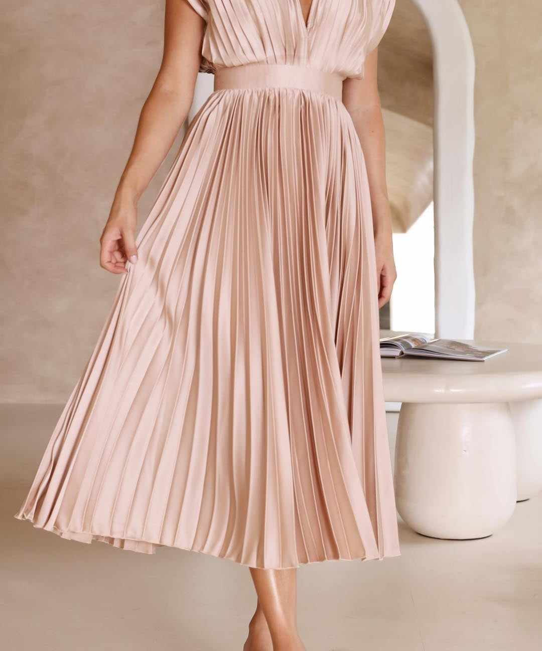 Violeta | Elegante vestido plisado