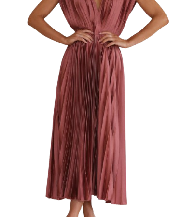 Violeta | Elegante vestido plisado