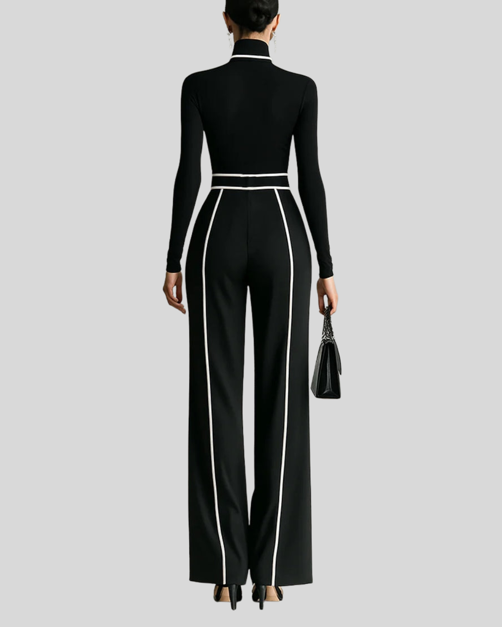 Emma | Elegante conjunto de dos piezas con cintura alta y pantalón ancho