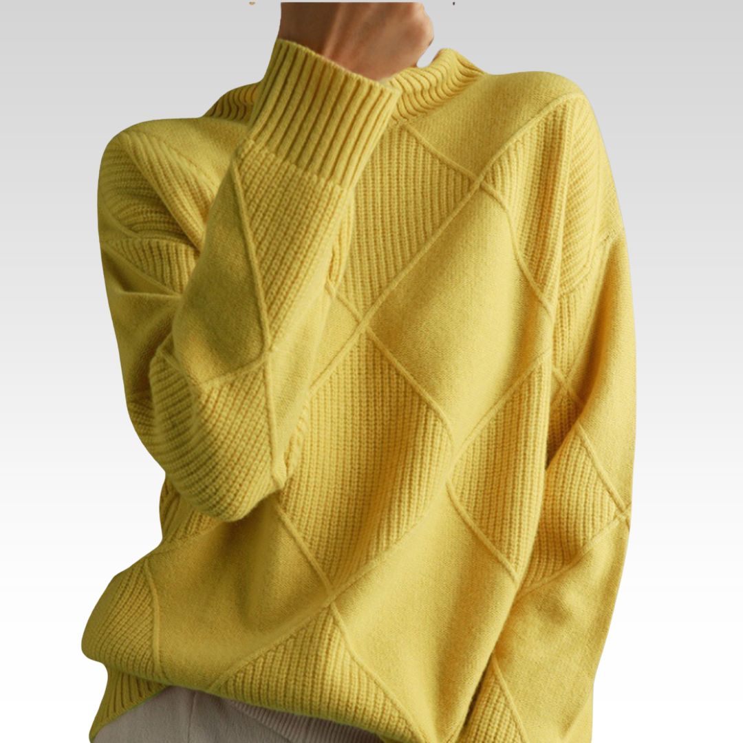 Aroa | Jersey de cuello alto con suavidad envolvente