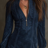 Azulena ❘ Vestido mini vintage corte A