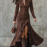 Ariadna · Vestido amplio con volantes