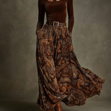 Candelaria | Conjunto vintage y falda larga