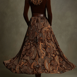 Candelaria | Conjunto vintage y falda larga