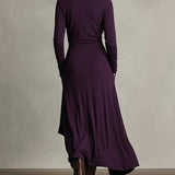 Malva | Vestido largo con cuello alto