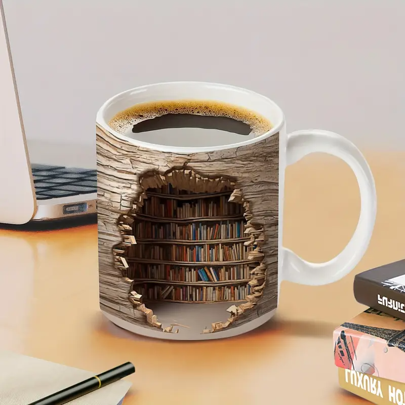 Taza de biblioteca "Activada por el calor"