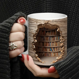 Taza de biblioteca "Activada por el calor"