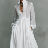 Cintia | Vestido largo minimalista