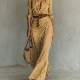 Victoria - Vestido casual acampanado
