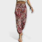Scarlett - Pantalones con patrón étnico