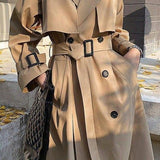 Trench Coat –  Forro de Cuadros y Cinturón Ajustable