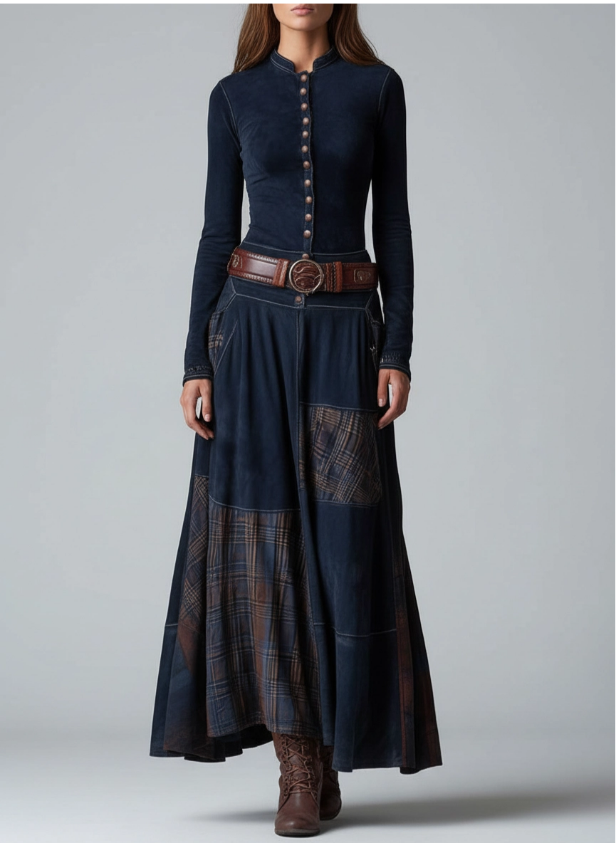 Diana | Vestido largo con botones