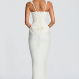 Leonor ❘ Vestido largo escote cuadrado